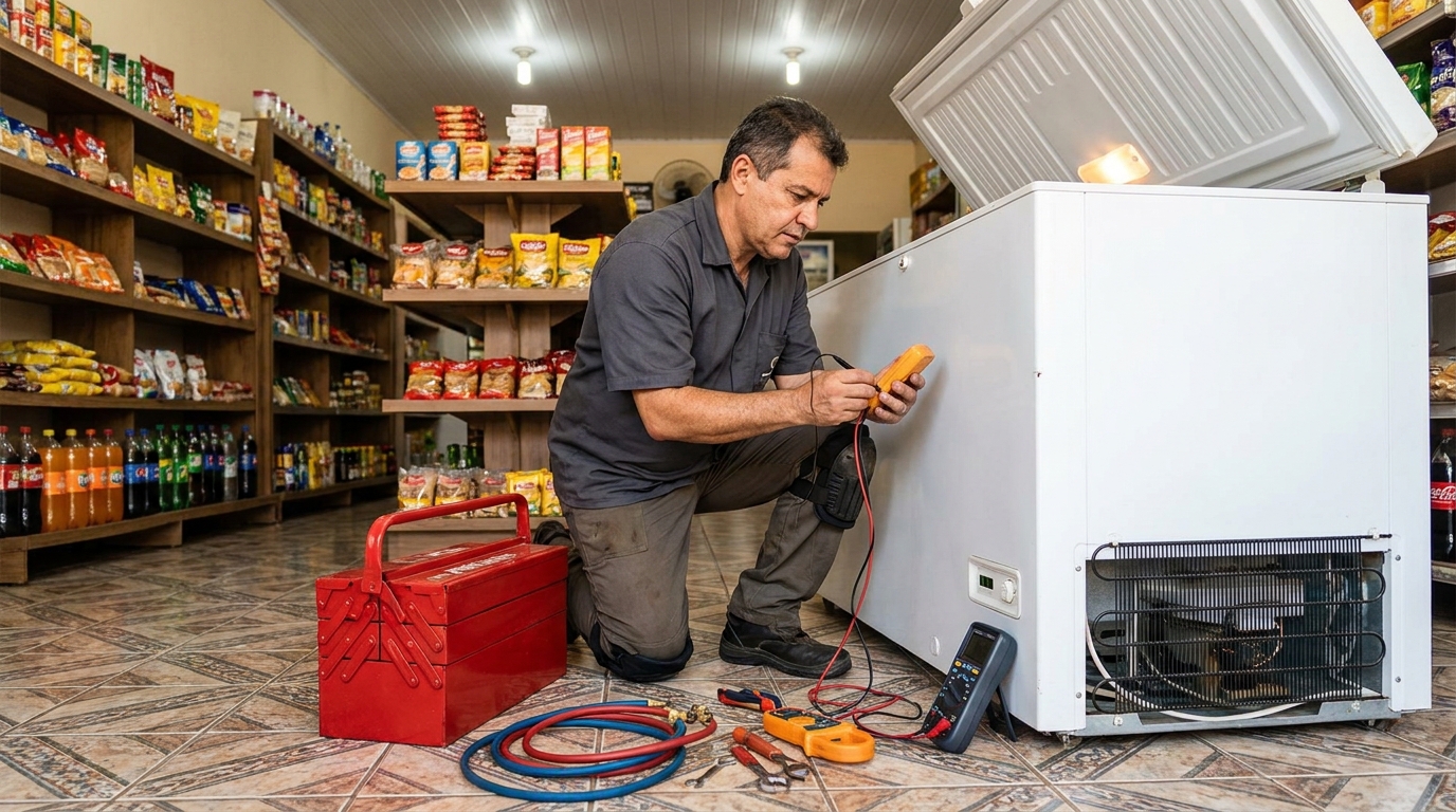 Ajuste de Temperatura do Freezer em Belém, Taubaté‑SP