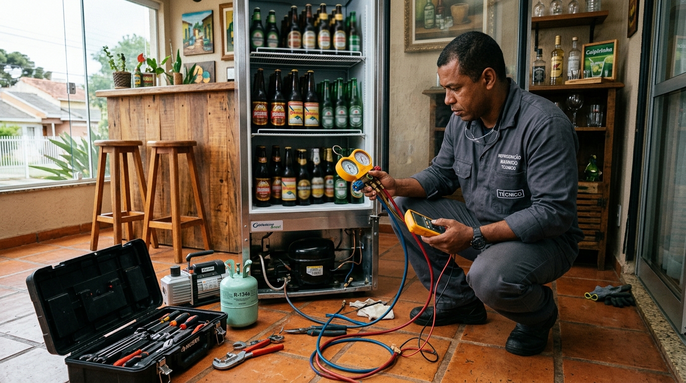 Conserto de Cervejeira em Taubaté‑SP